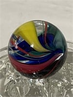 Lg Contemporary Glass SwirlMarble