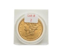 1900-S U.S. $20 Gold Coin
