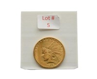 1915 $10 Indian Head Gold Coin