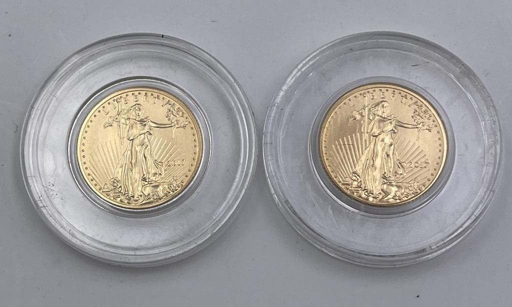 2017 1/10 Oz. American Gold Eagle Coins