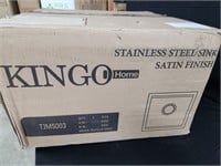 KINGO HOME 15x15 Inch Stainless Steel Small