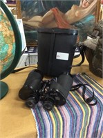 Military grade binoculars with case