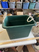 Rope handled bucket