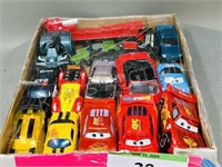 17 vintage toy cars