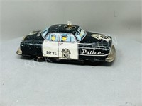 vintage 8" tin police car - Battery power