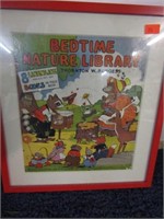FRAMED BEDTIME NATURE LIBRARY BOOK COVER