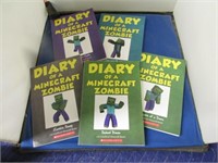 DIARY OF A MINECRAFT ZOMBIE BOOKS 1-5