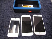 3-- iPHONES - UNTESTED, CONDITION UNKNOWN