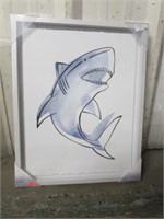 SIGNED MARMONT HILL SHARK PRINT