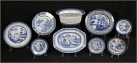 9 Pieces Chinese Export Canton Porcelain