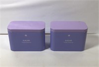 New Lot of 2 Blueland Tins