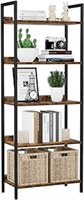 Numenn Bookshelf, 5 Tier Bookshelves, Home Office