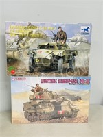 2 British military 1/35 scale model kits - new