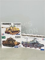 3 Tamiya 1/35 scale model kits (tanks) - new