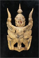Carved Gilt Wood Garuda