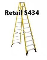Werner 12 ft. Yellow Fiberglass Step Ladder