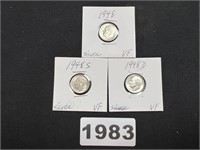 1948 Silver Roosevelt Dimes