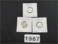 1952 Silver Roosevelt Dimes