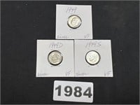1949 Silver Roosevelt Dimes
