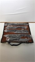 New Crossover SteelUS Hand Forged Knife Set
