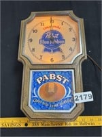Antique Pabst beer Lighted Clock*