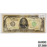 1934 A $1000 Fed Reserve Note