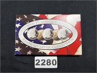 2000 Platinum Edition US State Quarter Set