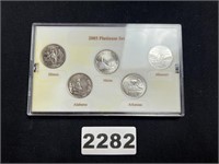 2003 Platinum Edition US State Quarter Set