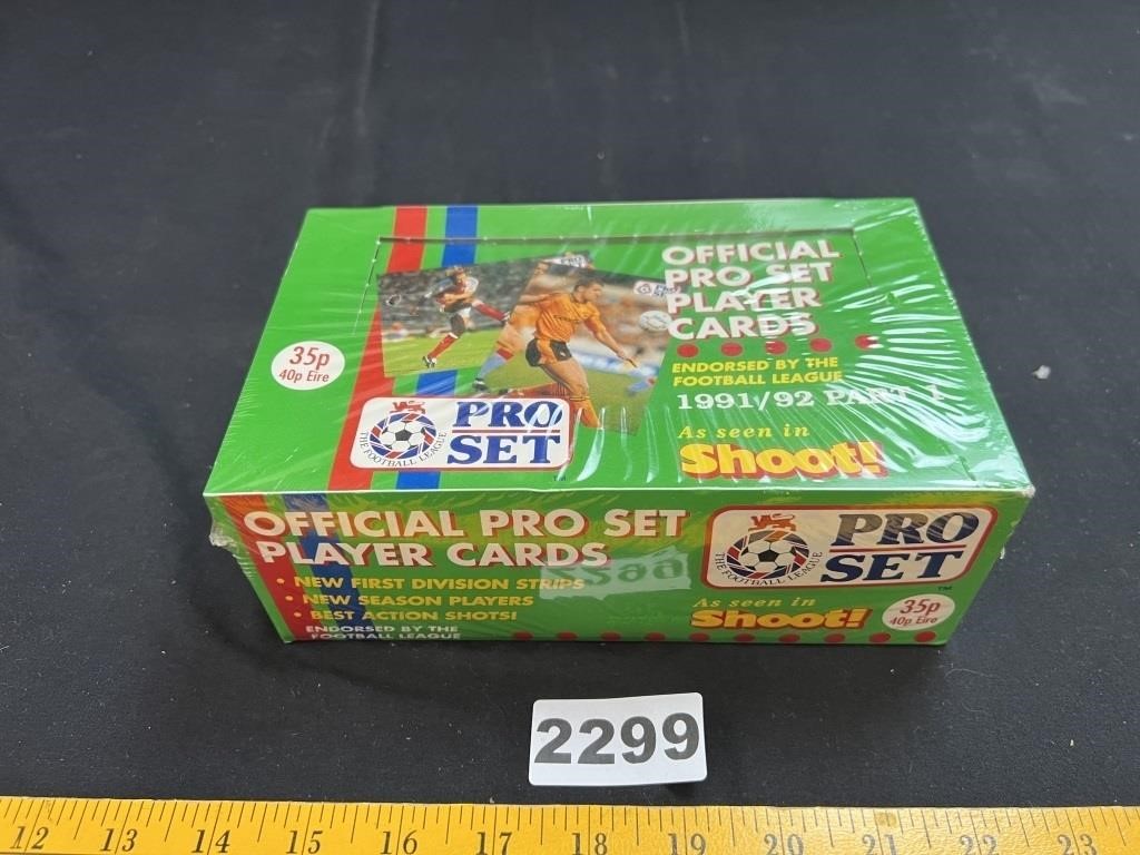 Sealed 1991-92 Pro Set Soccer Wax Box