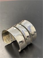 Sterling Wide Cuff Bracelet