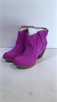 New Qupid Purple Ankle Booties 
Size 5 1/2