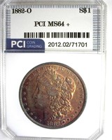 1882-O Morgan PCI MS64+ Fabulous Color
