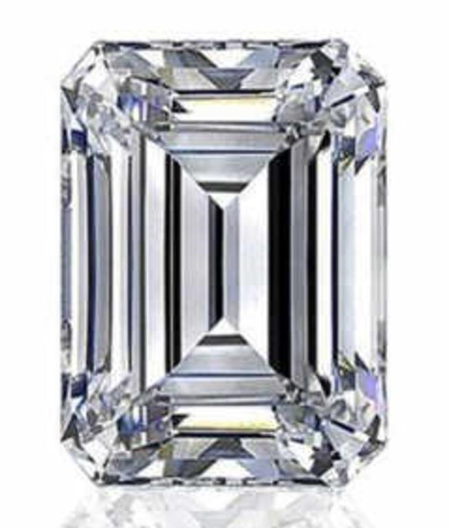 Emerald Cut 4.73 Carat VS2 Lab Diamond