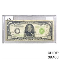 1934 $1,000 Fed. Reserve Note San Francisco