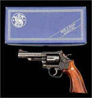 Engraved Smith & Wesson Combat Magnum Model 19-4