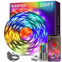 KSIPZE 100ft Led Strip Lights RGB Music Sync