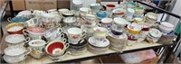 Huge lot of odd cups and saucers- Bavaria,