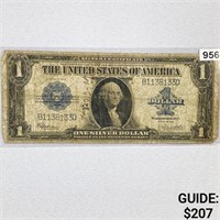 1923 $1 LG Silver Certificate LIGHTLY CIRCULATED