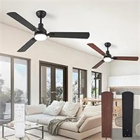 Zmishibo 2 Pack 52 Inch Ceiling Fan With Light