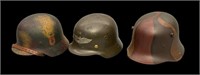 Collector restored German helmets - WWI, SS,