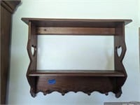 Wooden Display Shelf - 22" x 18.25'