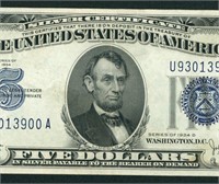 $5 1934 Silver Certificate ** PAPER CURRENCY
