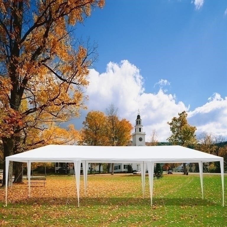 10'x30' Outdoor Canopy Party Wedding Tent White 10