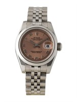 Rolex Datejust Pink Dial Jubilee Automatic Watch