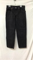 C8) LEVIS RED TAG BLACK 550 relaxed fit, MENS 34x