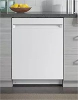 Ge 24 In. Built-in White Top Control Dishwasher