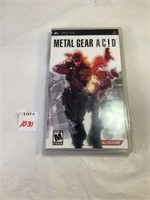 PSP Game - Metal Gear Acid