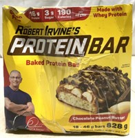 Robert Irvines Protein Bars *opened Box