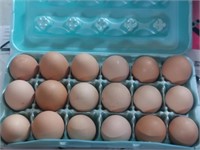 18 farm fresh eggs