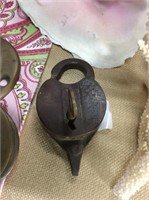 Vintage brass lock